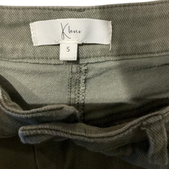 Klesis army green mid waist cargo pants size S - Picture 5 of 5